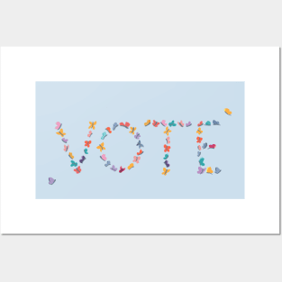 Vote (Butterfly Version) Posters and Art